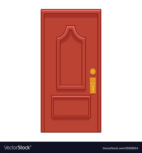 Door icon cartoon Royalty Free Vector Image - VectorStock