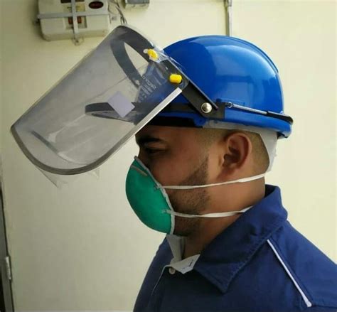 Protector Facial De Seguridad Careta Uso Con Casco S En