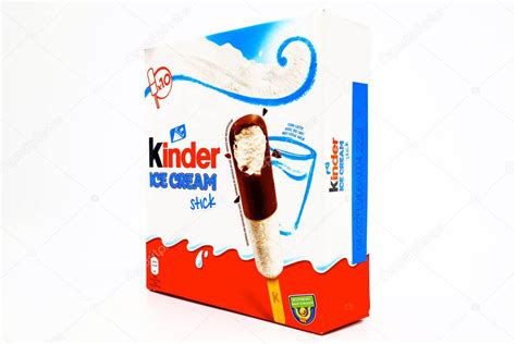 Pescara Italia De Mayo De Kinder Stick Ice Cream Kinder Es