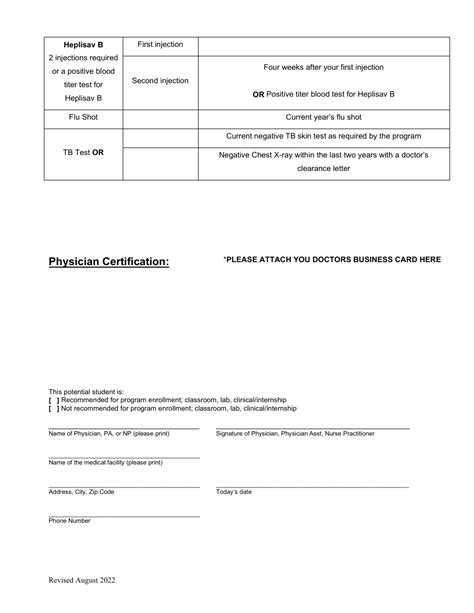 Physical Examination Hoc Fill Out Sign Online And Download Pdf Templateroller