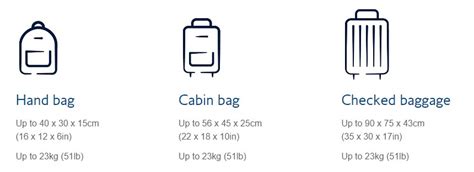 British Airways Carry On Luggage Size And Weight Clearance Frets