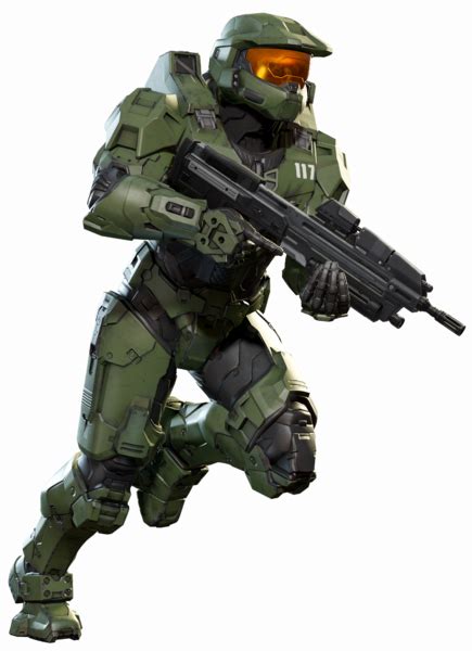 File HINF Chief Running Png Halopedia The Halo Wiki