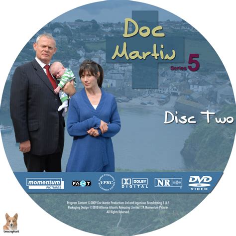 Doc Martin - Series 5 dvd cover & labels (2011) R1 Custom