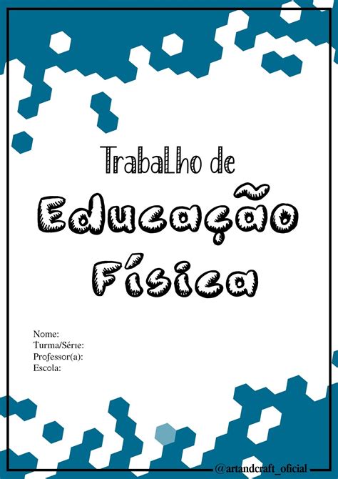Capa De Trabalho De Fisica Para Imprimir - 6