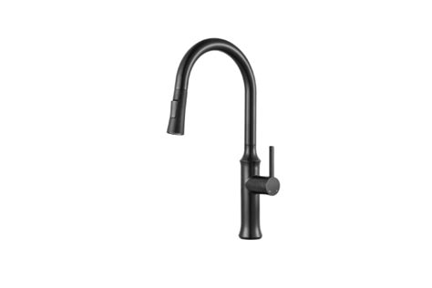 Pull-Down Faucet (Black) - Topaz Stone