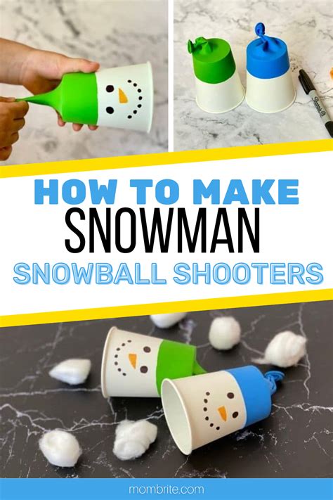 How To Make Snowman Snowball Shooters Artofit