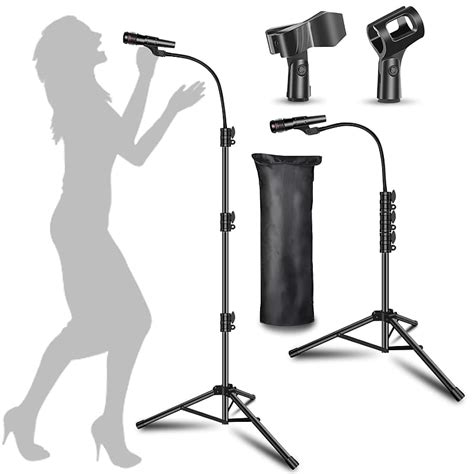 Mic Stand Boom Microphone Stands Tripod Gooseneck Mic Arm Reverb