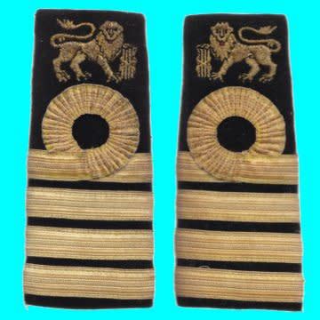 South African Navy - South African Navy Captain Rank Insignia - Pair ...