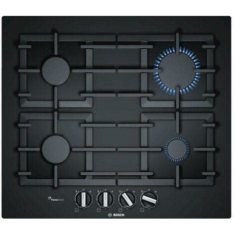 Bosch Serie 6 PPP6A6B90 Hobs Negro Integrado Encimera De Gas 4 Zona S