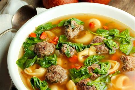 Tortellini Meatball Soup Bunnys Warm Oven