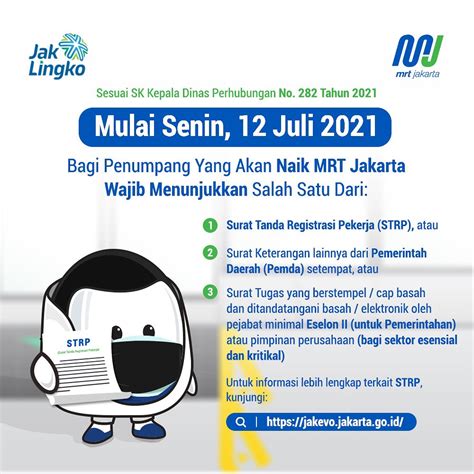 12 20 Juli MRT Jakarta Hanya Untuk Pengguna Jasa Sektor Esensial Dan