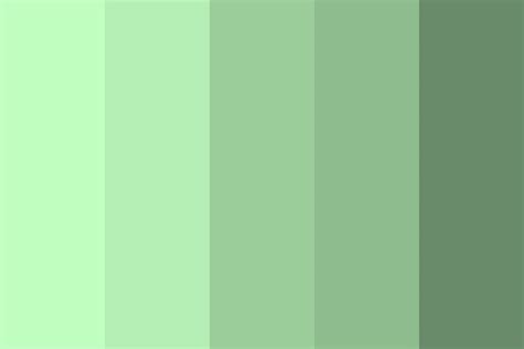 Shades of Dark Sea Green Color Palette