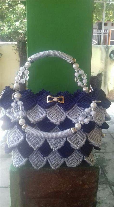 Pin Oleh Pattama Di Macrame Tas Rajut Tas