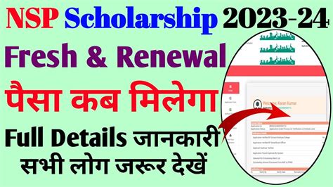 National Scholarship 2023 24 Ka Paisa Kab Ayegansp Scholarship 2023 24