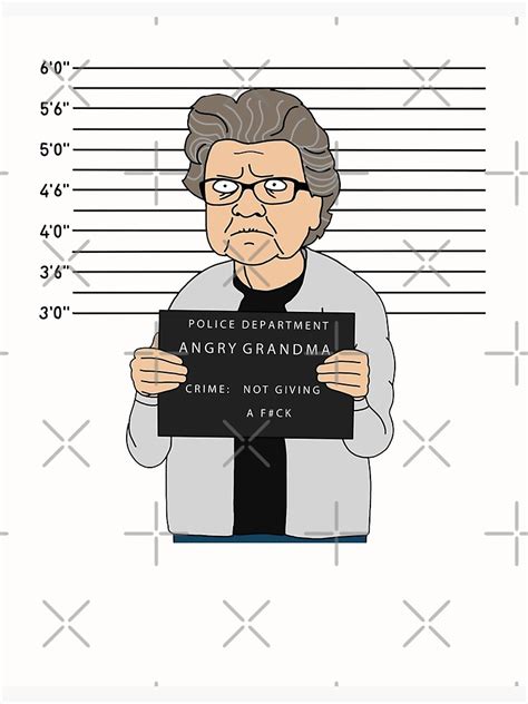 "funny angry grandma" Art Board Print for Sale by MonaMortiz | Redbubble