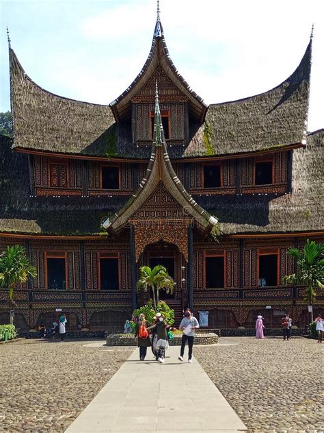 Pagaruyung Palace Architecture Building Of Minang Kabau Ethnic