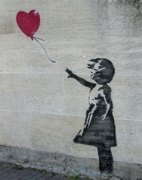 Banksy Balloon Girl Graffiti Art