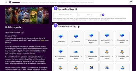 10 Tempat Top Up Ml Mobile Legends Murah Terbaik 2022