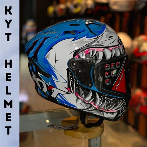 KYT HELMET MEGALODON NFR Dual Visor Fullface Helmet Lazada PH