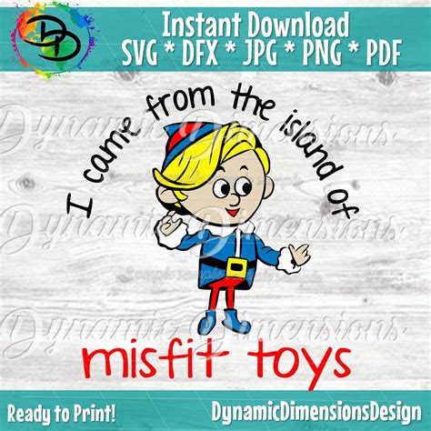 Island of misfit toys By Dynamic Dimensions | TheHungryJPEG