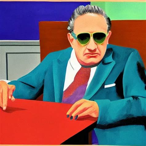 The Godfather Painting By David Hockney Stable Diffusion Openart