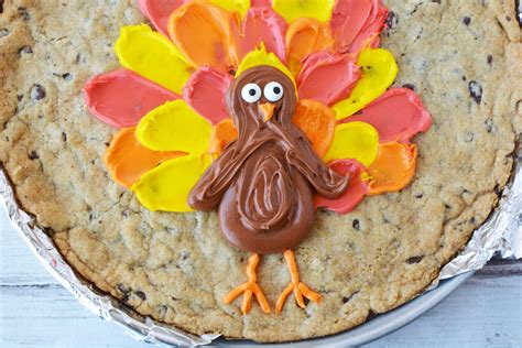 Thanksgiving Giant Cookie Cake Recipe