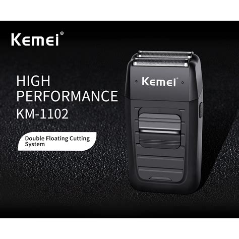 Jual KEMEI KM 1102 Cordless Rechargeable Twin Blade Reciprocating