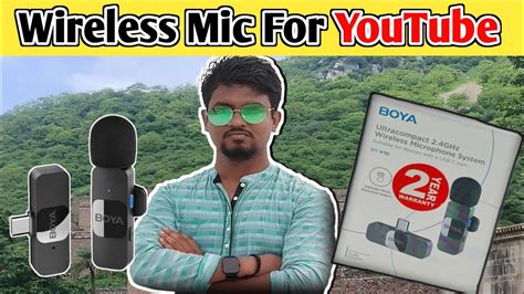 Boya By V10 Wireless Mic Best Budget Microphone For Youtube Under