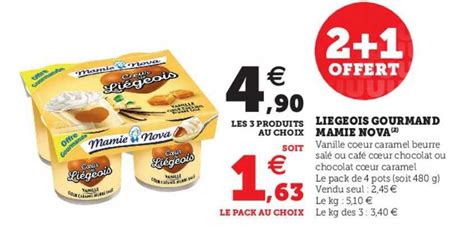 Promo Li Geois Gourmand Mamie Nova Chez Hyper U Icatalogue Fr