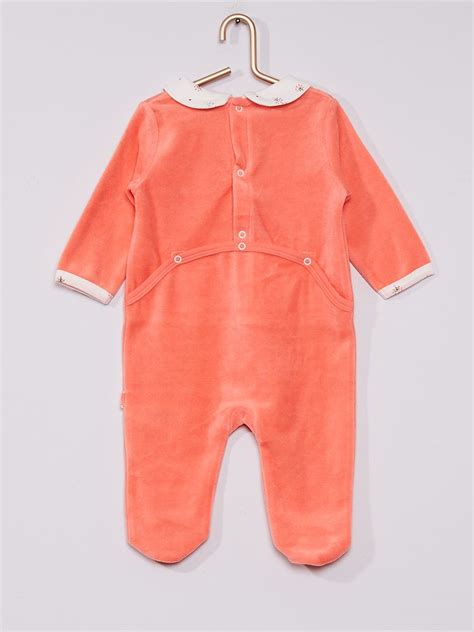 Pyjama Velours Rose Kiabi 15 00