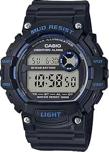 Casio Men S Digital Quartz Watch With Resin Strap TRT 110H 2AVCF