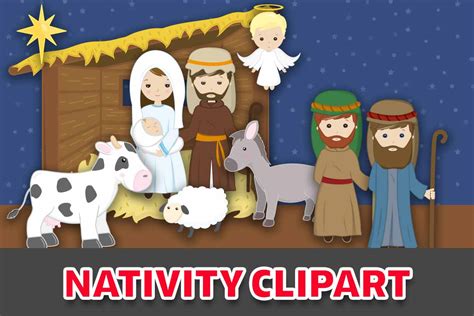 Jesus Christ Birth Clipart