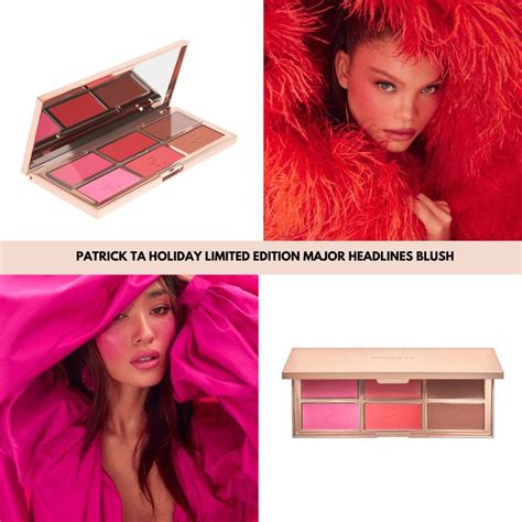 Sneak Peek Patrick Ta Holiday Limited Edition Major Headlines Blush