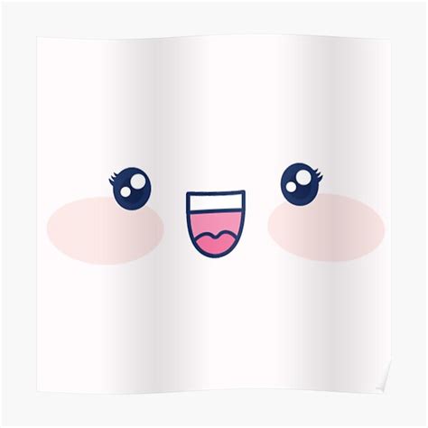 Roblox Happy Face Poster For Sale By Hutamaadi98 Redbubble