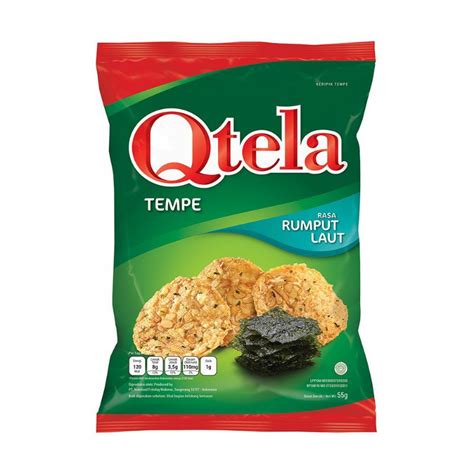 Jual Qtela Keripik Tempe Rasa Rumput Laut Gr Shopee Indonesia