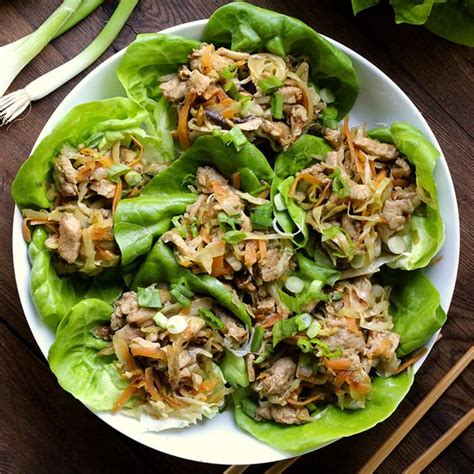 Mu Shu Pork Wraps Paleo Recipe Real Plans