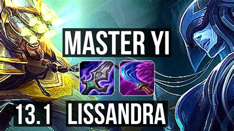 Master Yi Vs Lissandra Mid M Mastery Quadra Rank Yi