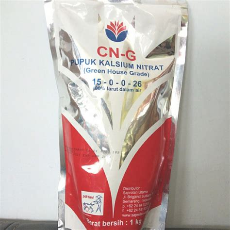 Jual Pupuk Kalsium Nitrat Cng Pak Tani Repack Gram Shopee Indonesia