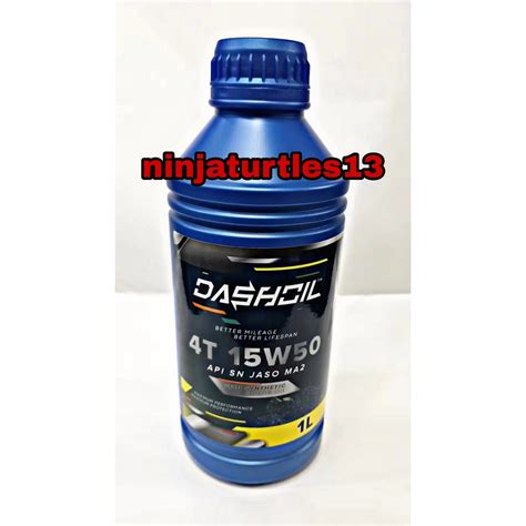 Dashoil T W L Semi Synthetic Sn Motorcycle Engine Oil Minyak