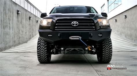 Lifted and Prepared for Off-Road Customized Black Toyota Tundra — CARiD ...