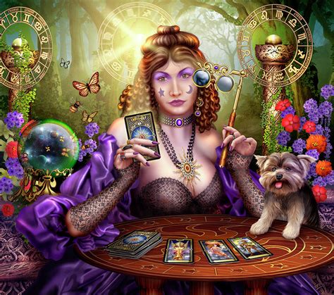 Tarot Reader Digital Art By Ciro Marchetti Fine Art America