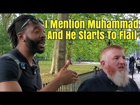 Speakers Corner Part 1 Hamza Runs From David He Just Wants To Talk