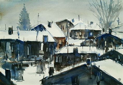 Inverno Malerei Von Tito Fornasiero Artmajeur Painting Buy