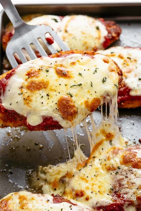 The Best Crispy Chicken Parmesan Cafe Delites Baked Chicken