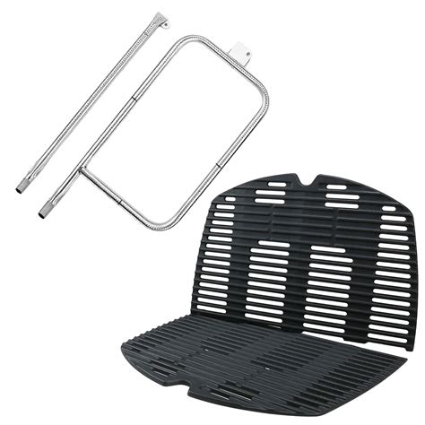 Uniflasy Burner Tube Cooking Grates For Weber Q Q