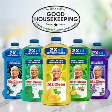 Mr Clean 2x Concentrated Multi Surface Cleaner Lemon Scent 64 Fl Oz Frys Food Stores