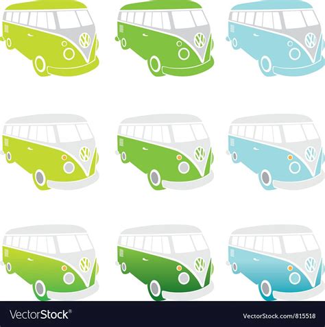 Vw Kombi Royalty Free Vector Image Vectorstock Affiliate Royalty