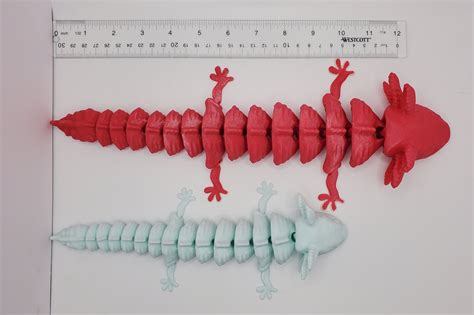 Axolotl articulado impreso en 3D Etsy España