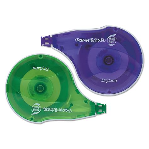 Dryline Correction Tape Non Refillable Greenpurple Applicators 017