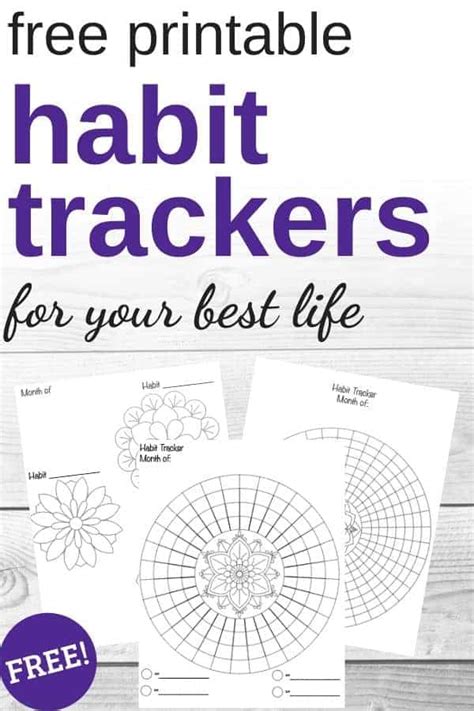 11 Free Habit Tracker Printables The Artisan Life